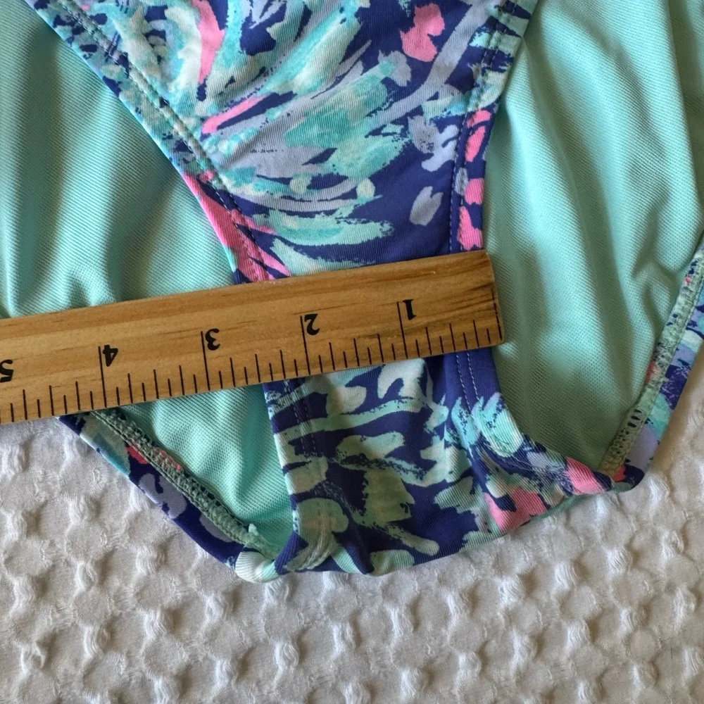 Lilly Pulitzer Navy and Green Kids One Piece - Picture 11 of 12